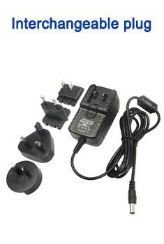 For UL Level VI SAA KC ได้รับการรับรอง 12V DC พลัง อะแดปเตอร์ 1A to 3A Interchangeable AC/DC อะแดปเตอร์ with 9V Outlets Manufacturer Direct