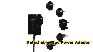 12V 24V Interchangeable Plug Power Adapter with Multiple AC Plugs and 3 Years Warranty